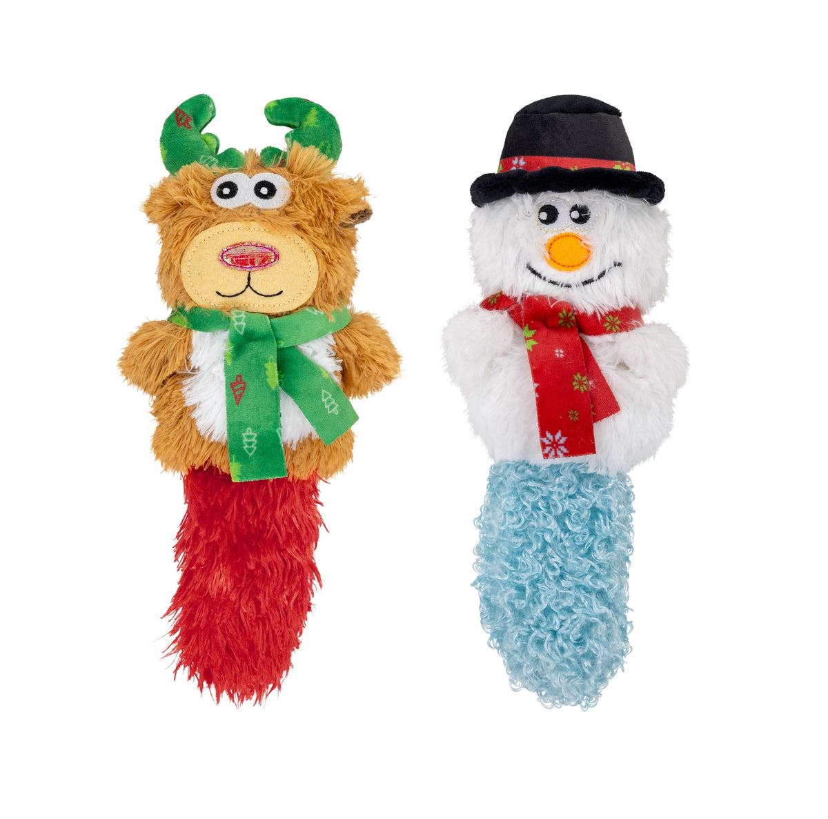 KONG Holiday Kickeroo Character Assorted, Christmas cat toy
