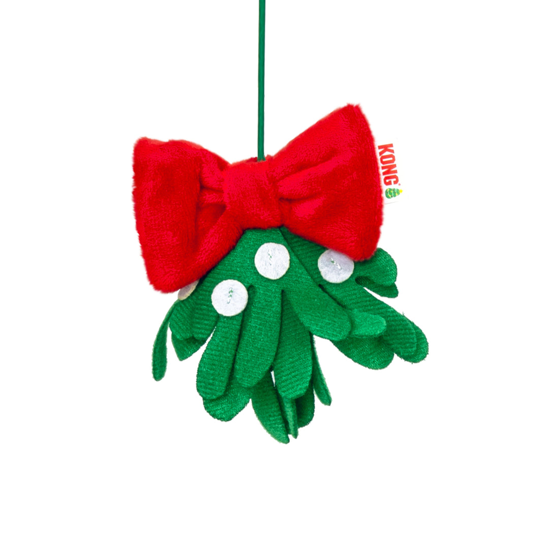 KONG Holiday Connects Window Mistletoe, Christmas cat toy