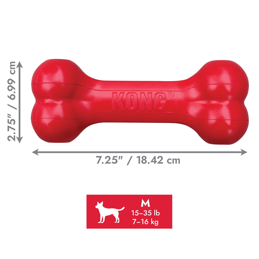 KONG Goodie Bone Holiday Medium, Christmas dog toy
