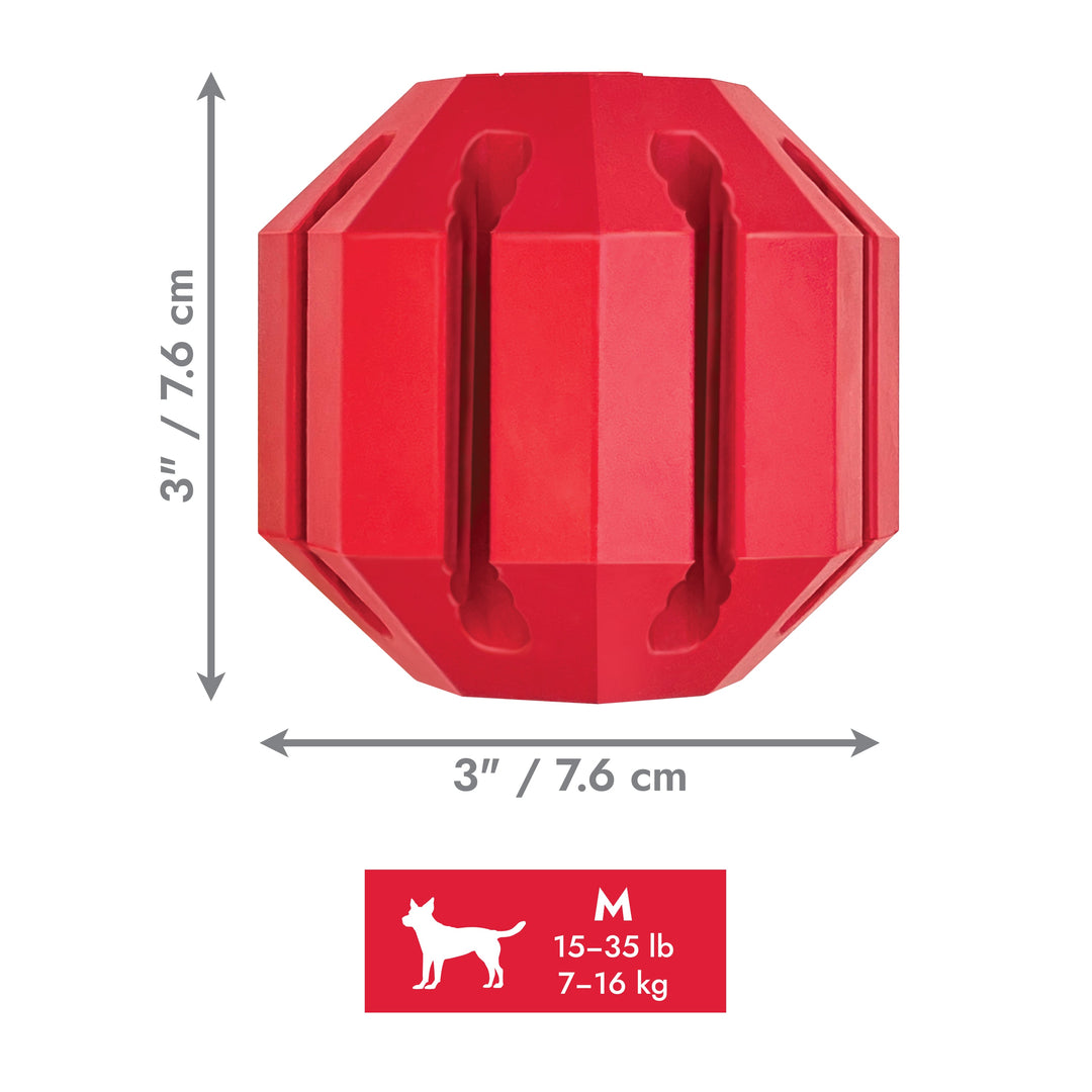 KONG Stuff A Ball Holiday Medium, Christmas dog toy