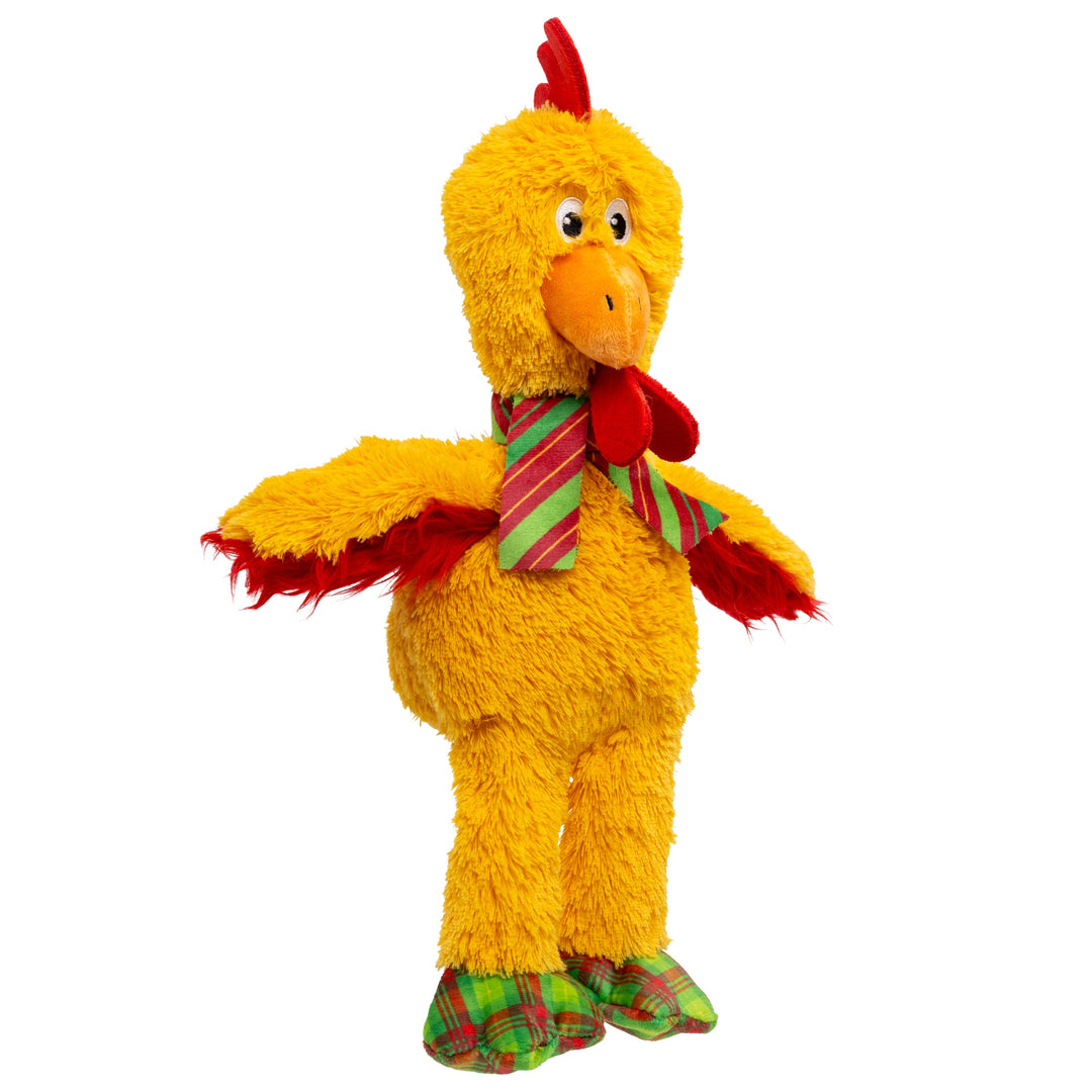KONG Holiday Knots Chicken Medium Large, Christmas dog toy