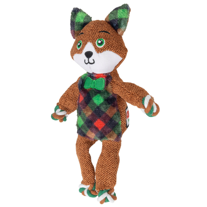 KONG Holiday Floppy Knots Dapper Assorted Small Medium, Christmas dog toy