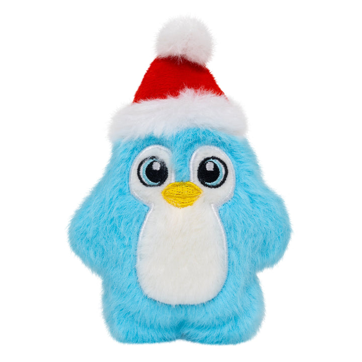 KONG Holiday Snuzzles Mini Santa Penguin XS, Christmas dog toy