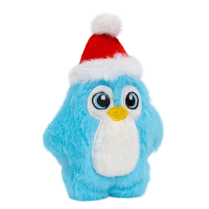 KONG Holiday Snuzzles Mini Santa Penguin XS, Christmas dog toy