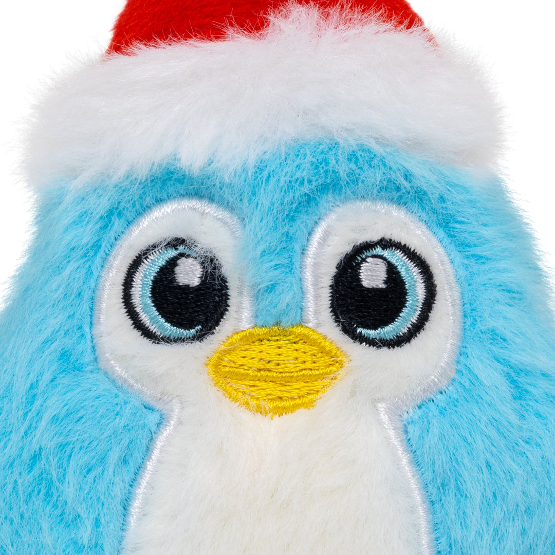 KONG Holiday Snuzzles Mini Santa Penguin XS, Christmas dog toy