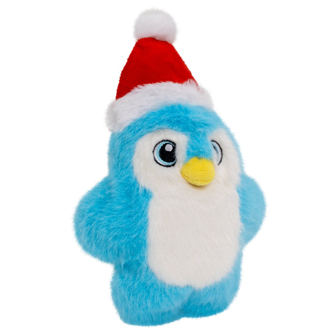 KONG Holiday Snuzzles Santa Penguin Small, Christmas dog toy