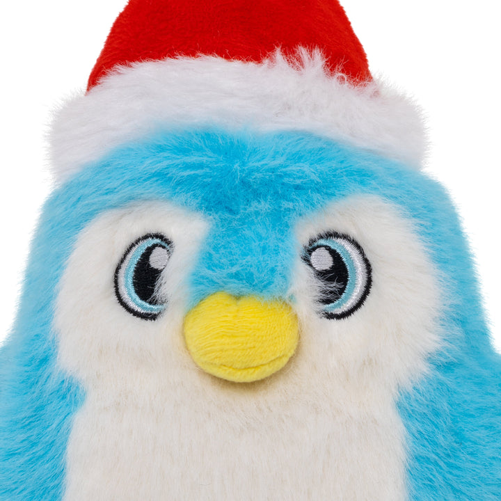 KONG Holiday Snuzzles Santa Penguin Small, Christmas dog toy