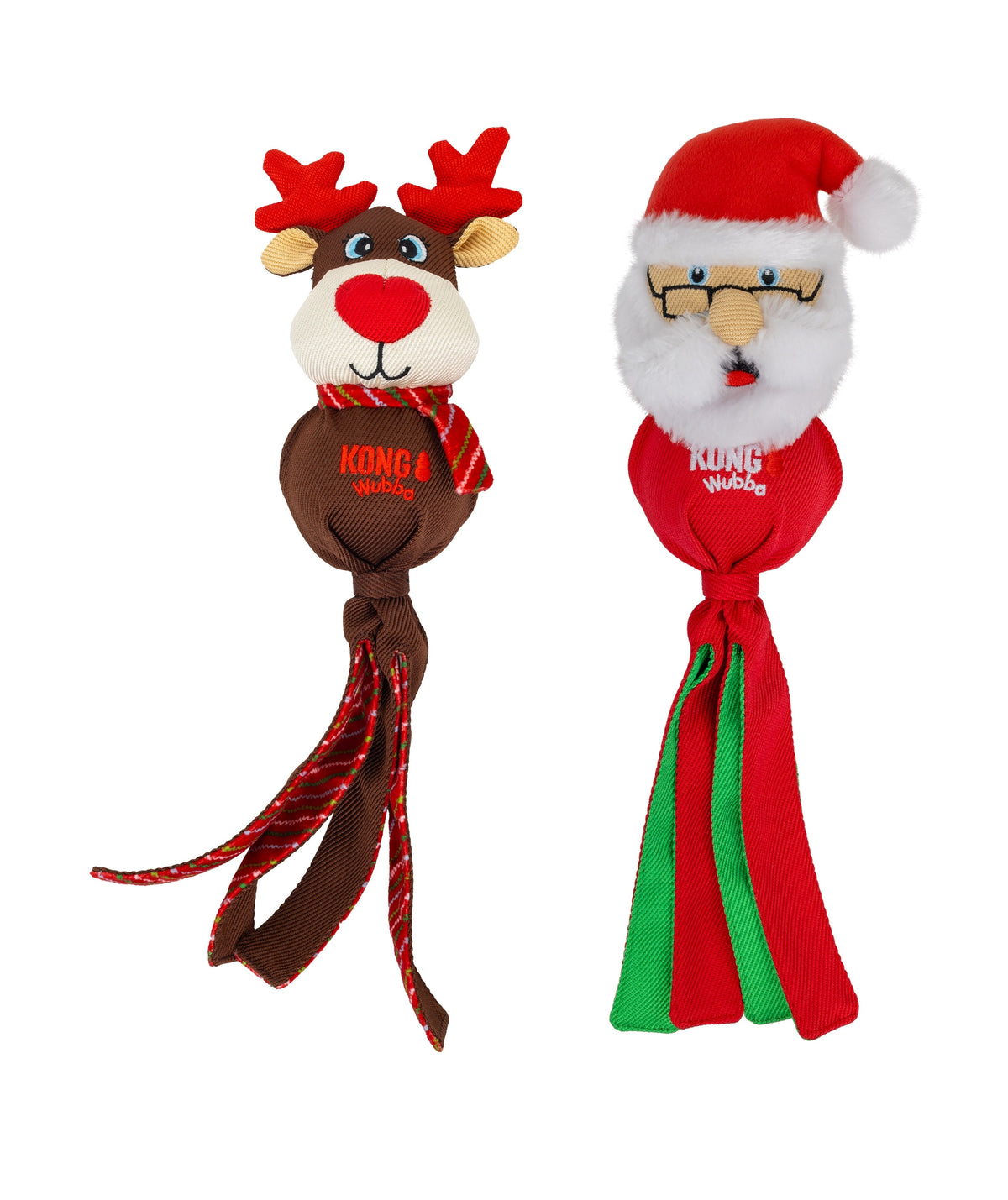 KONG Holiday Wubba Assorted Large, Christmas dog toy