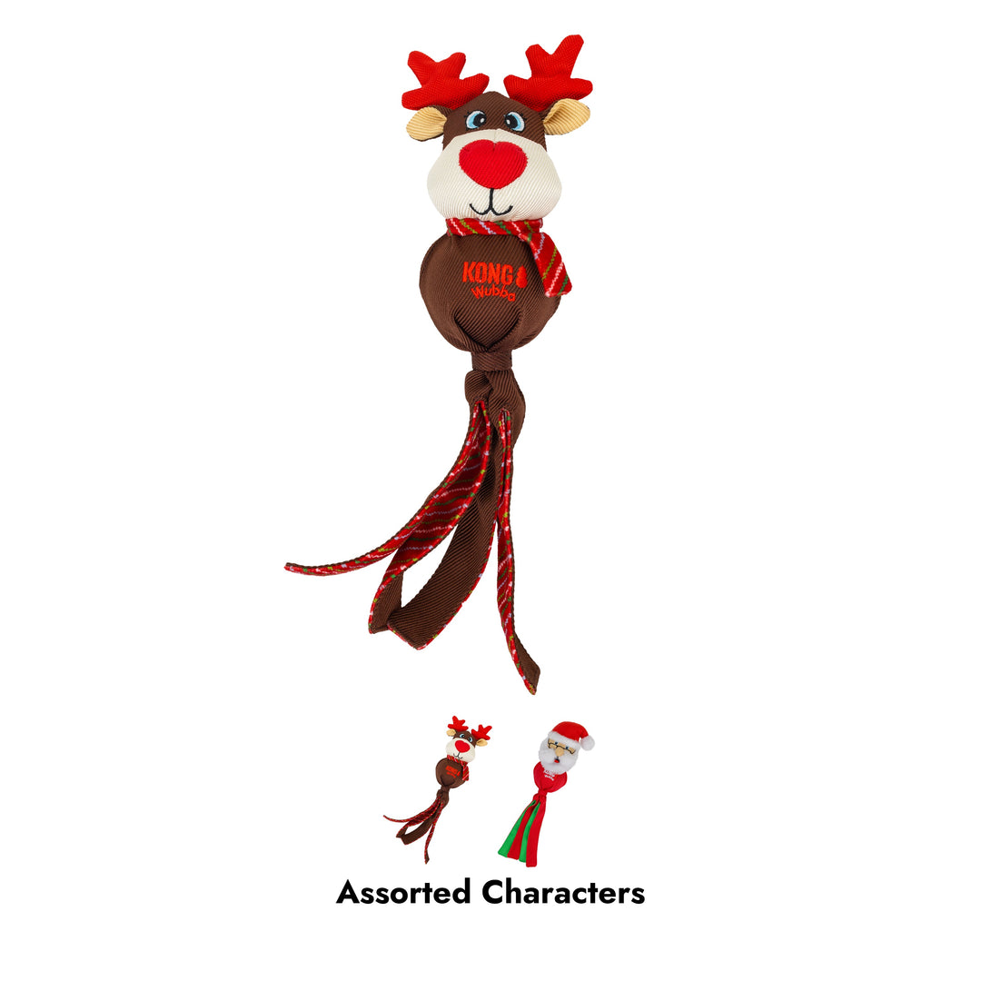 KONG Holiday Wubba Assorted Large, Christmas dog toy