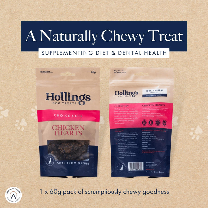 Hollings Chicken Hearts 60g, view 6