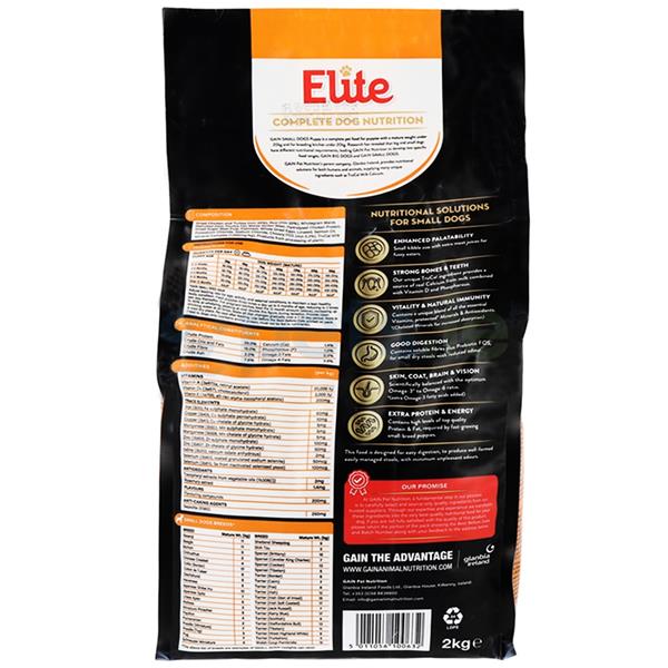 Gain Elite Small Dog Puppy 2kg