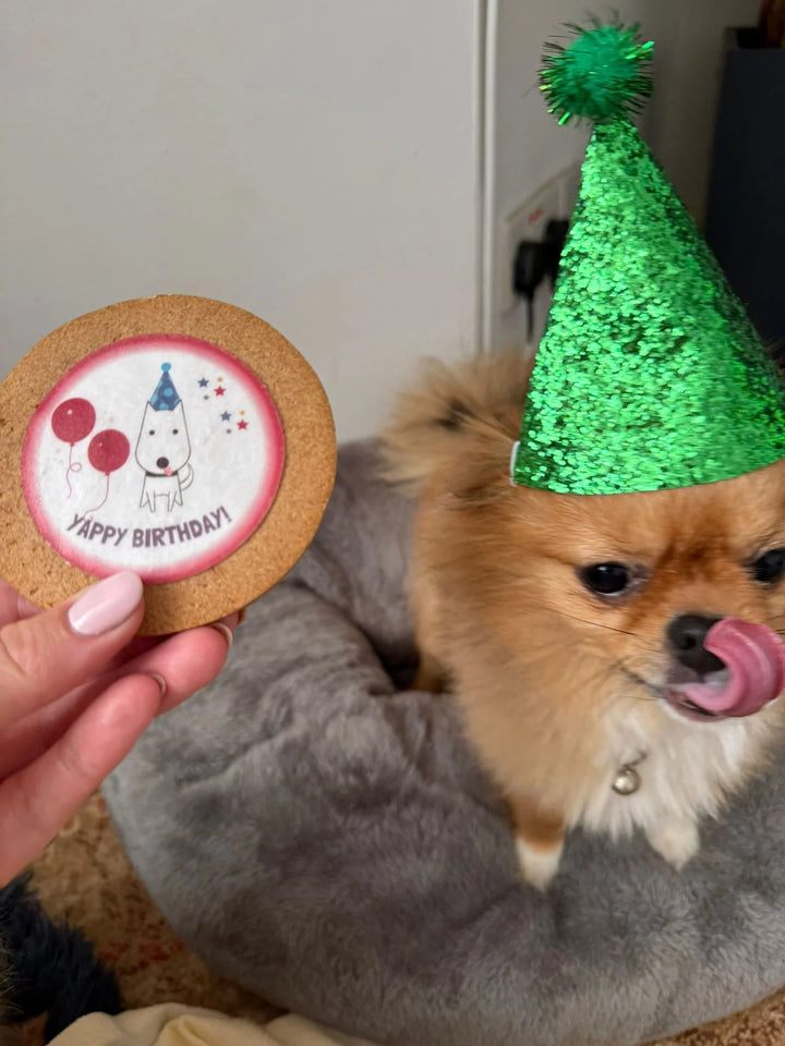 Barking Bakery Birthday Edible Disc (Yappy Birthday Biscuit), view 4