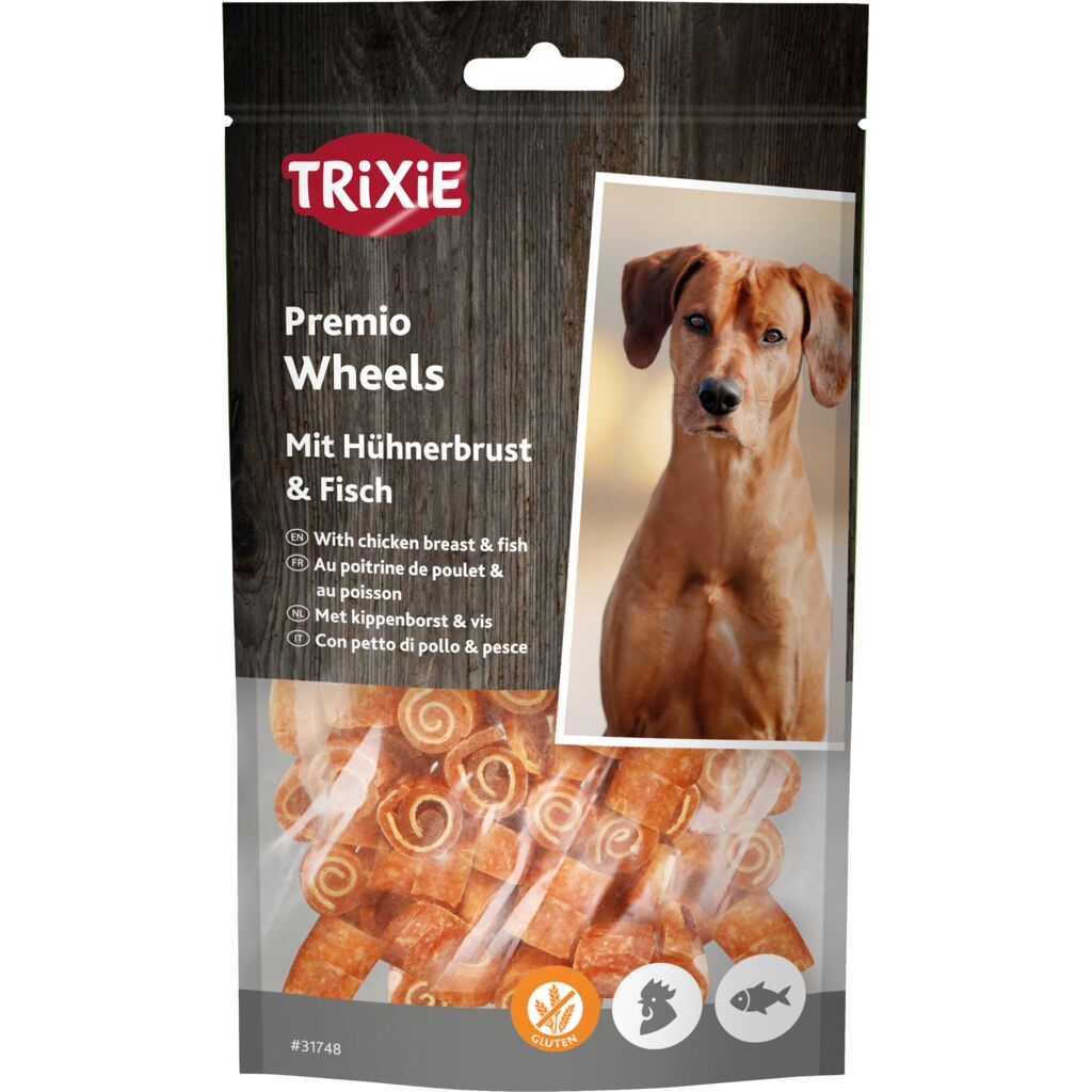 Trixie Premio Chicken and Whitefish Wheels 75g