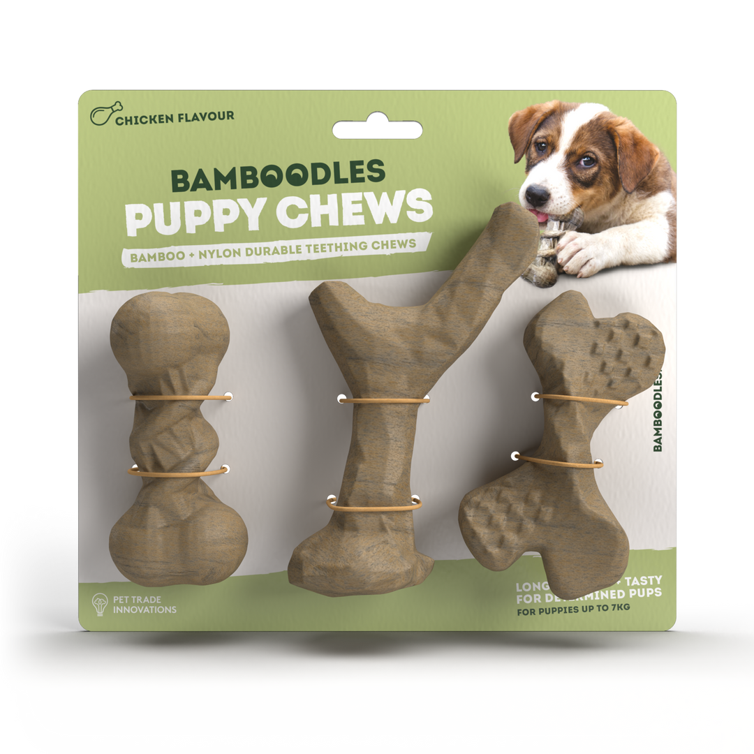 Bamboodles Puppy Chews variety 3 pack