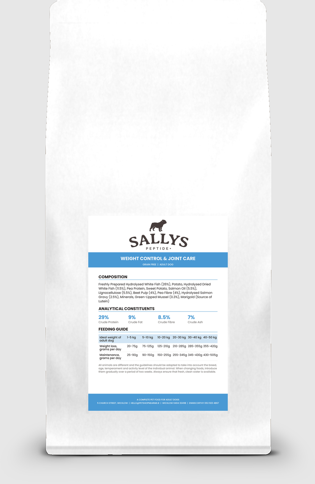 Sallys Peptide+ Adult Dog Weight Control &amp; Joint Care