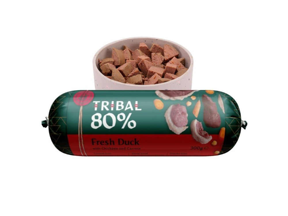 Tribal Dog 300g Duck Grain-Free Sausage Chubb 