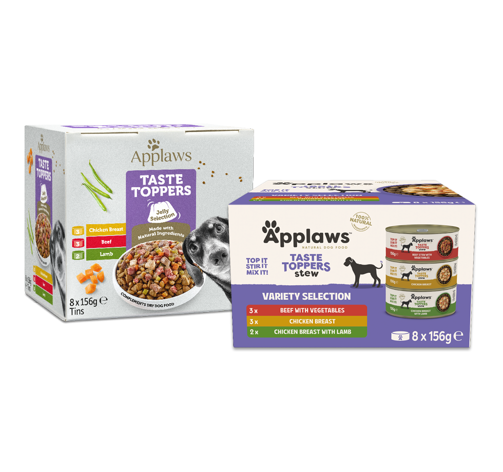Applaws Taste Toppers Stew Variety Dog Food 8x156g