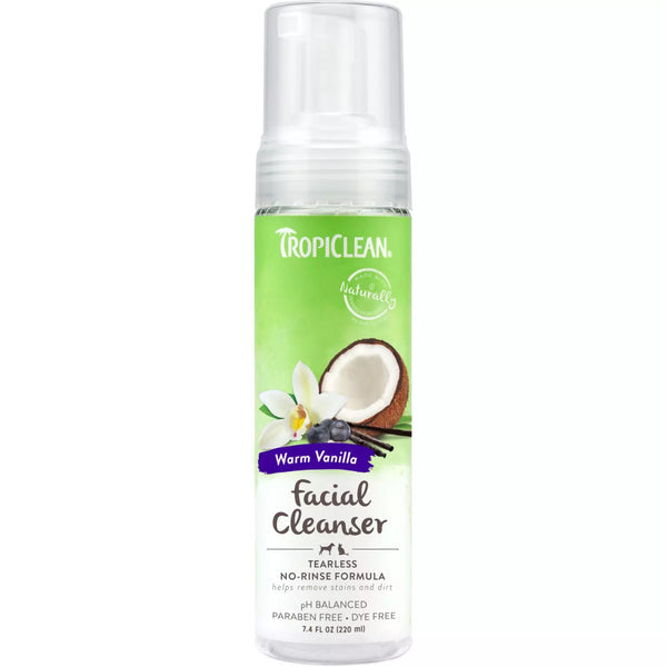 Tropiclean Waterless Facial Cleanser No Rinse 220ml 