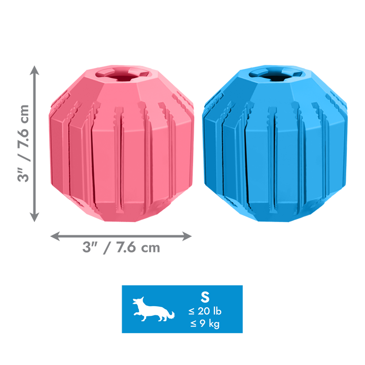 KONG Small Puppy Activity Ball, dimensions