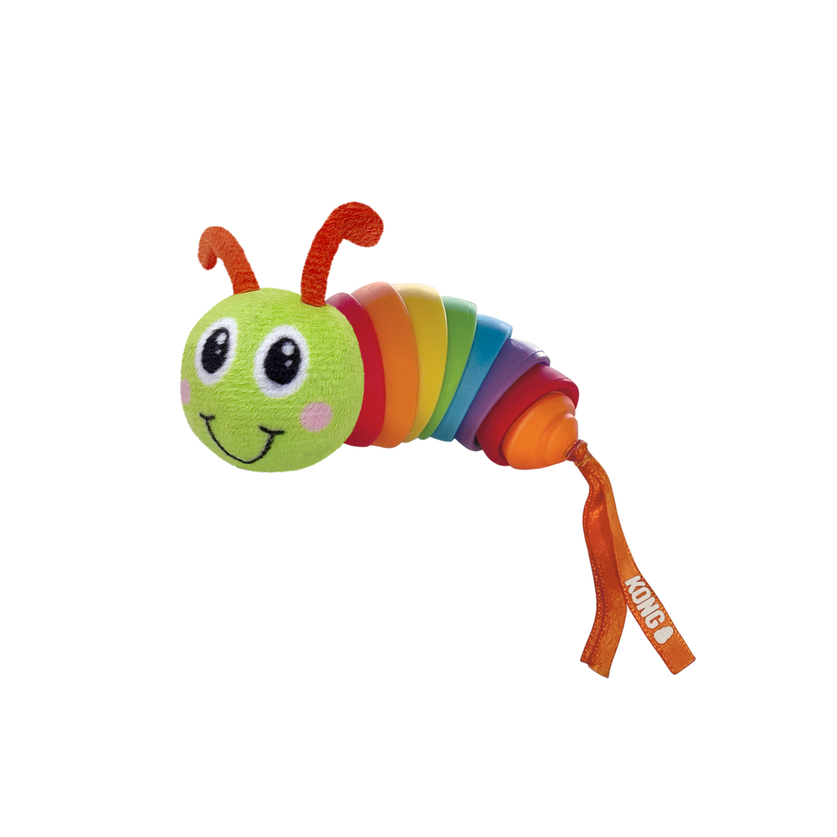 KONG Cat Bat-A-Bout Clackz Caterpillar