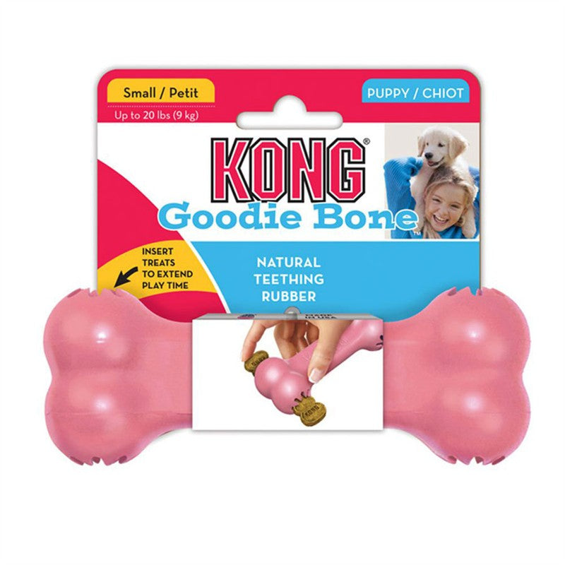 KONG Puppy Goodie Bone Small Pink/Blue Dog Chew Toy