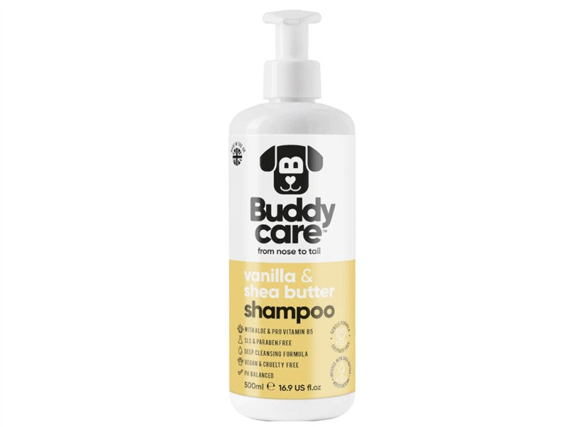 Buddycare 500ml Vanilla &amp; Shea Shampoo (Dog) 