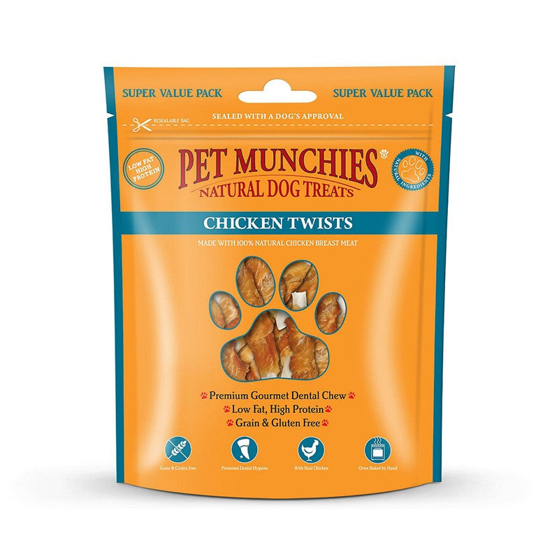 Pet Munchies Chicken Twists 290g Value (Dog) 