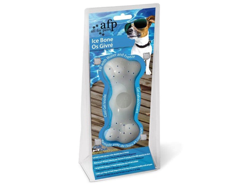 AllforPaws Chill Out Ice Bone Cooling Toy Small Dog Chew Toy 
