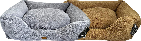 Hem and Boo Supersoft Rectangular Bed Medium Brown 80x60x31