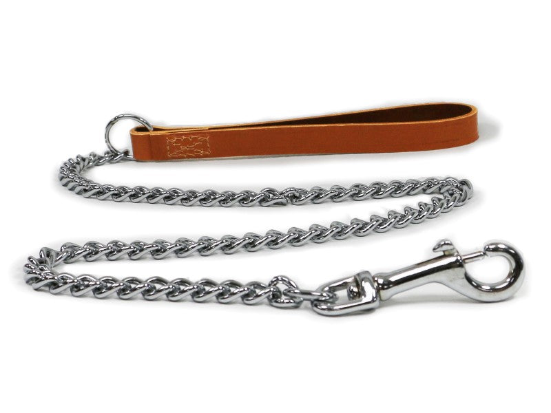 Ancol Heavy Chain Lead Tan 90cm 