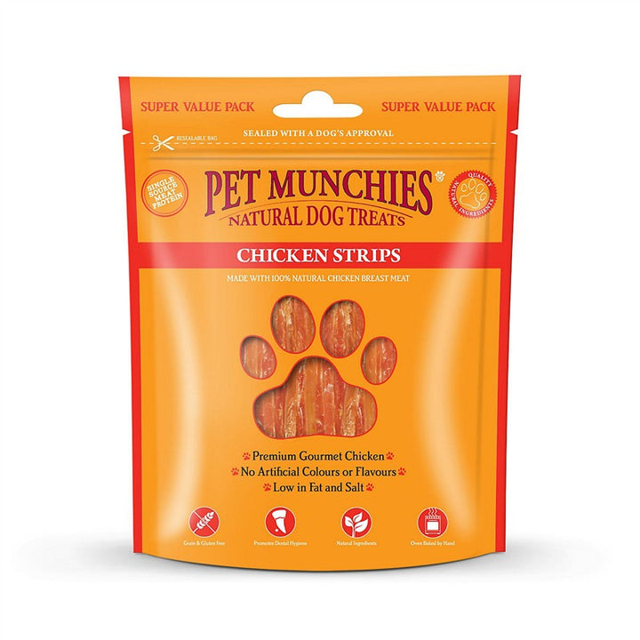 Pet Munchies Chicken Strips 320g Value (Dog) 