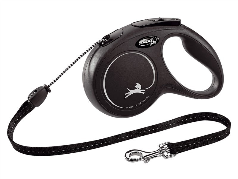 Flexi Classic Cord Black Medium 5M (Dog) 
