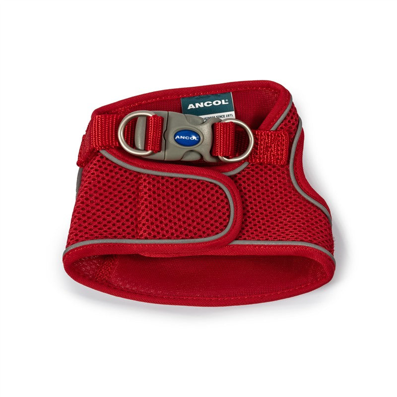 Ancol Viva Step in Mesh Dog Harness Red Extra Small 