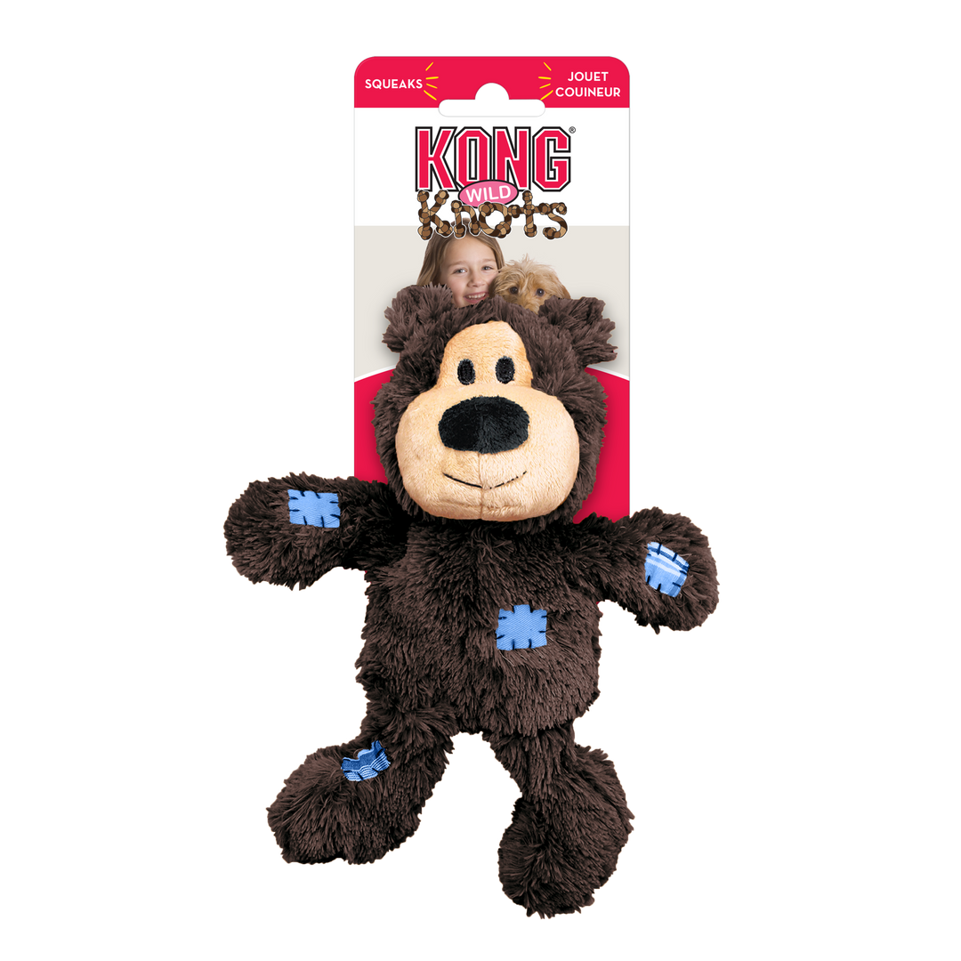 KONG Wild Knots Bear S/M, in packaging