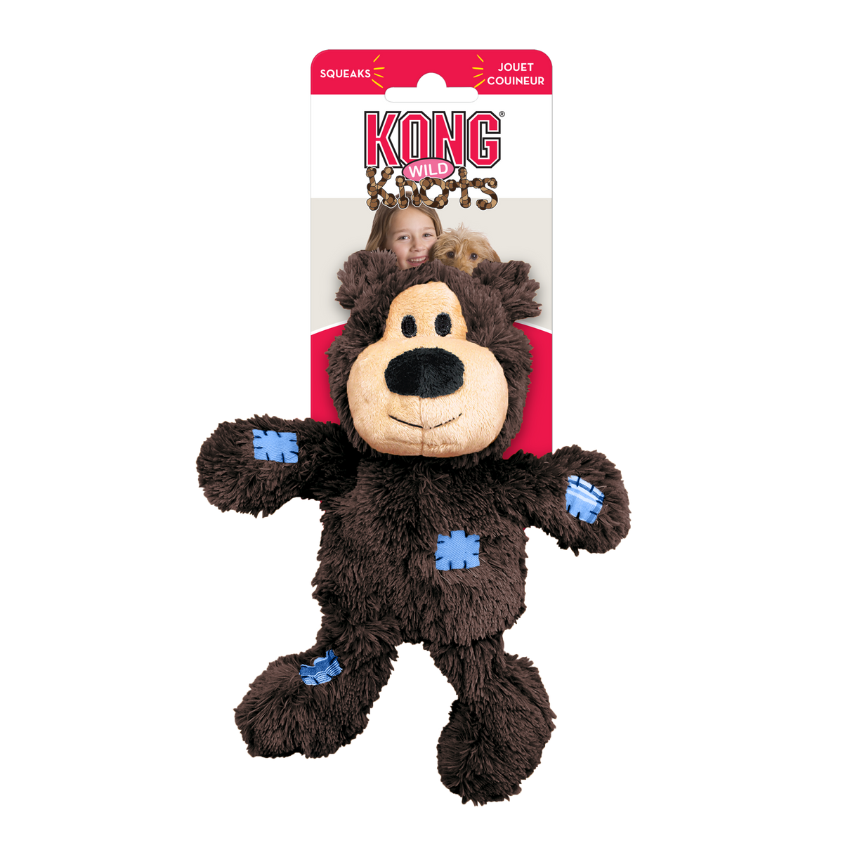KONG Wild Knots Bear S/M, in packaging