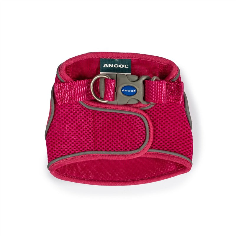 Ancol Viva Step in Mesh Dog Harness Pink Small/Medium [AN186650]