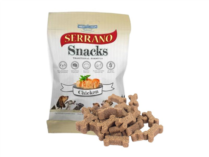 Mediterranean Serrano Snack Chicken 85g Display 