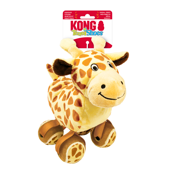 KONG Tennishoes Giraffe Large, in packaging