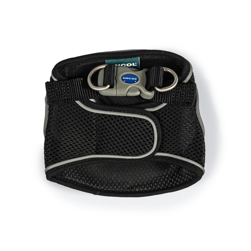Ancol Viva Step in Mesh Dog Harness Black Small/Medium 