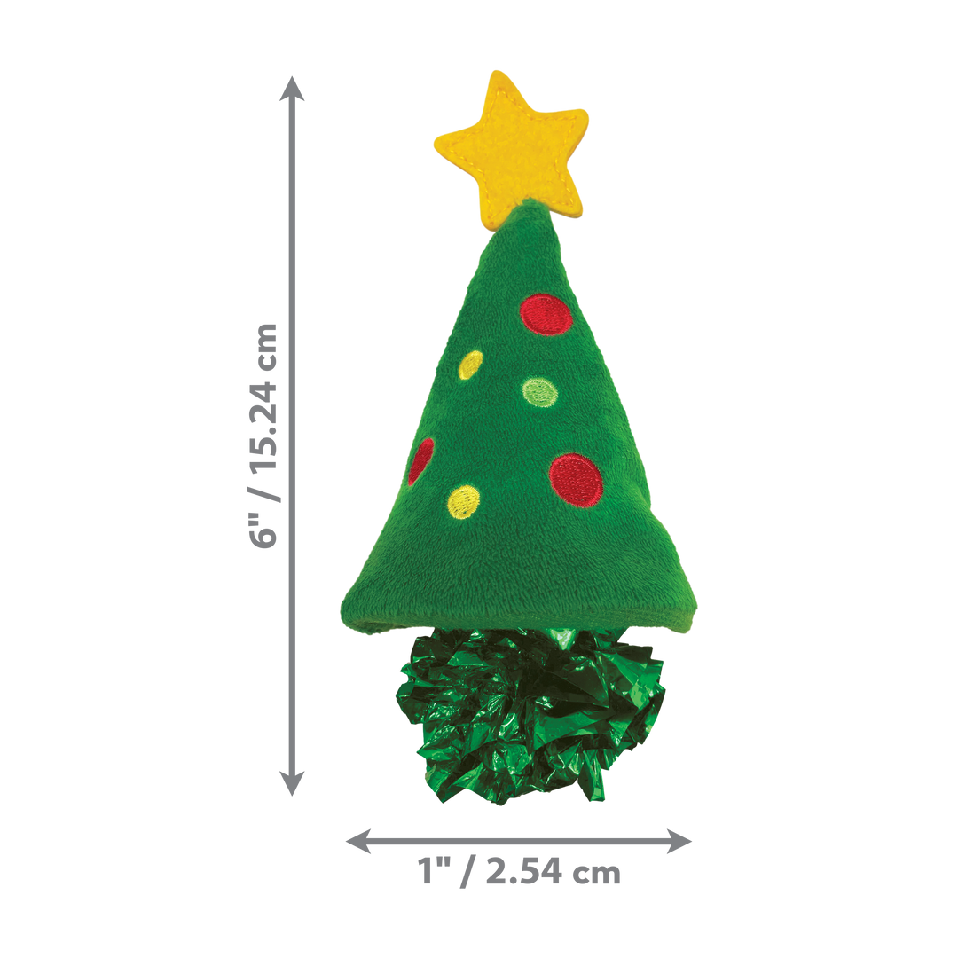 KONG Crackles Christmas Holiday Tree, view 3