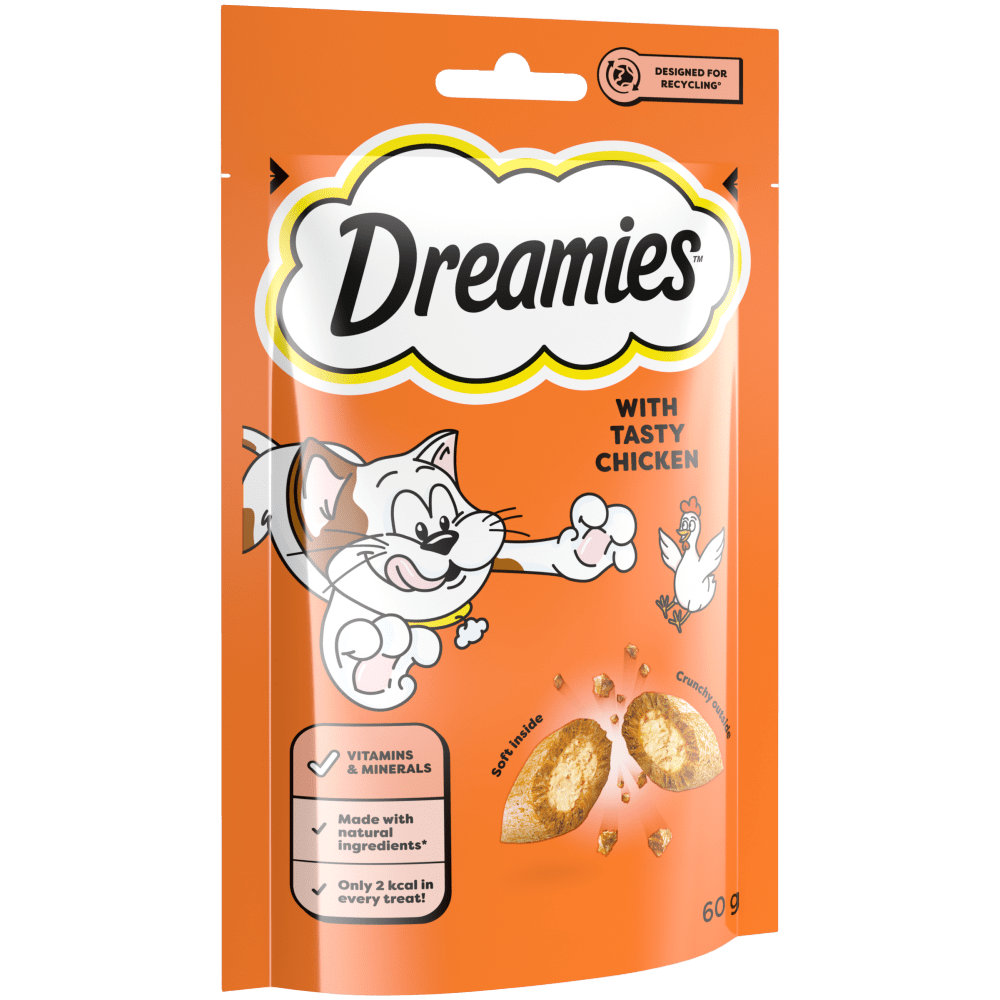 Dreamies Cat Treats with Chicken 60g