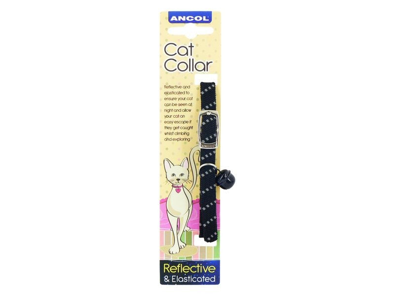 Ancol Reflective Softweave Cat Collar Pink