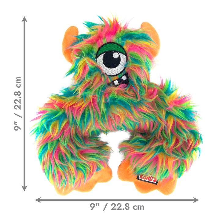 KONG Frizzles Frazzle Multi, dimensions