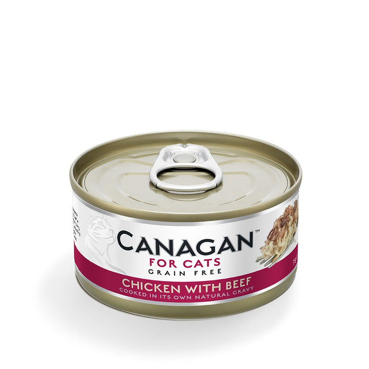 Canagan Chicken with Beef 75g can for cats