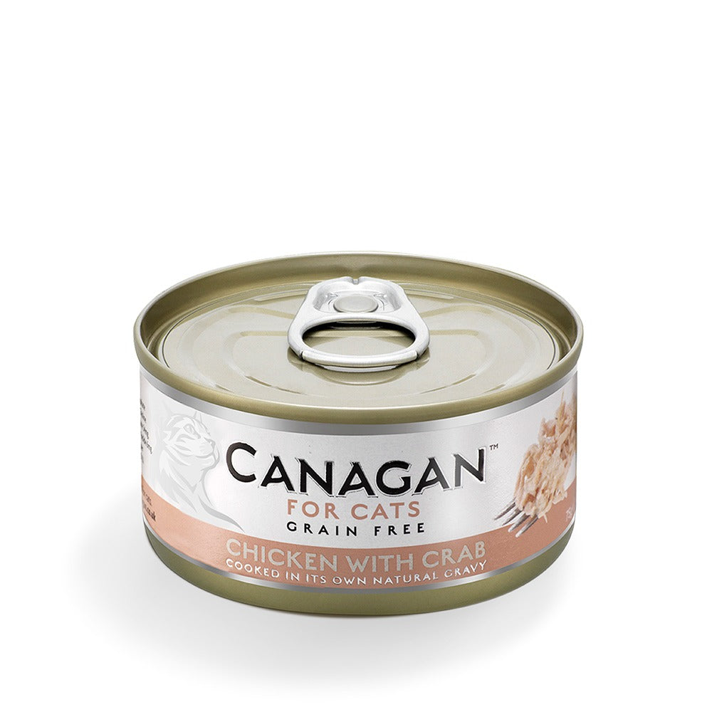 Canagan Chicken with Crab 75g can for cats