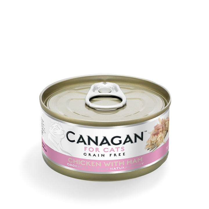 Canagan Chicken with Ham 75g can for cats