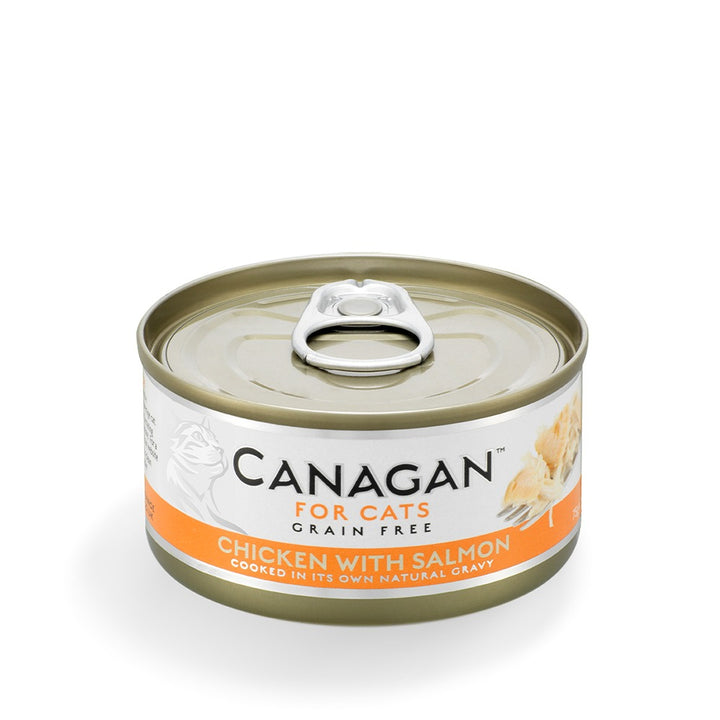 Canagan Chicken with Salmon 75g can for cats
