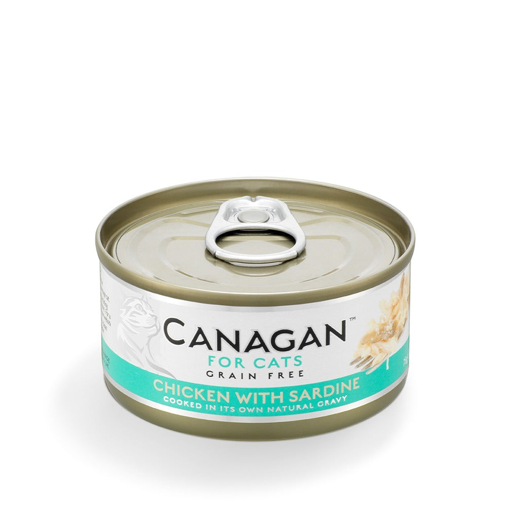 Canagan Chicken with Sardine 75g can for cats