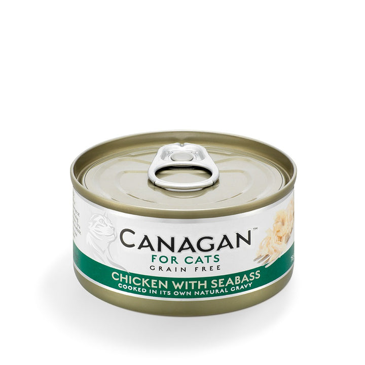 Canagan Chicken with Seabass 75g can for cats