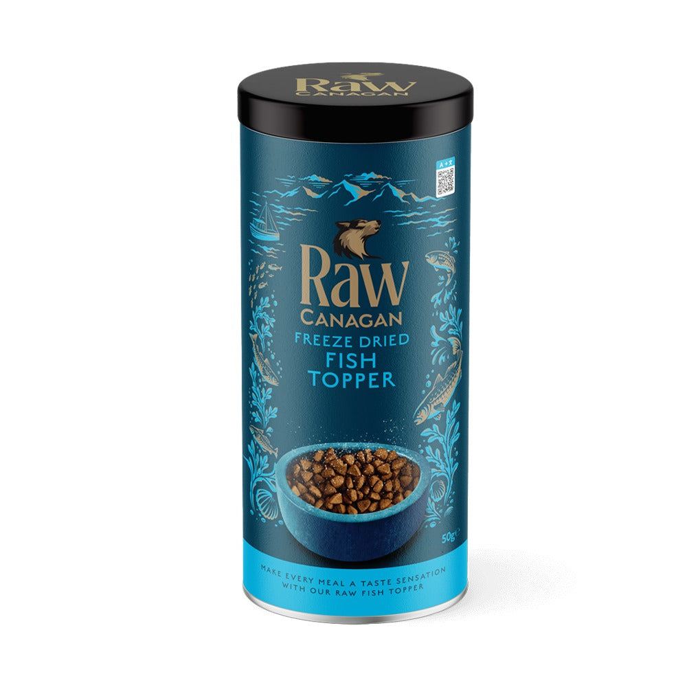 Raw Canagan Freeze Dried Fish Topper 50g tin